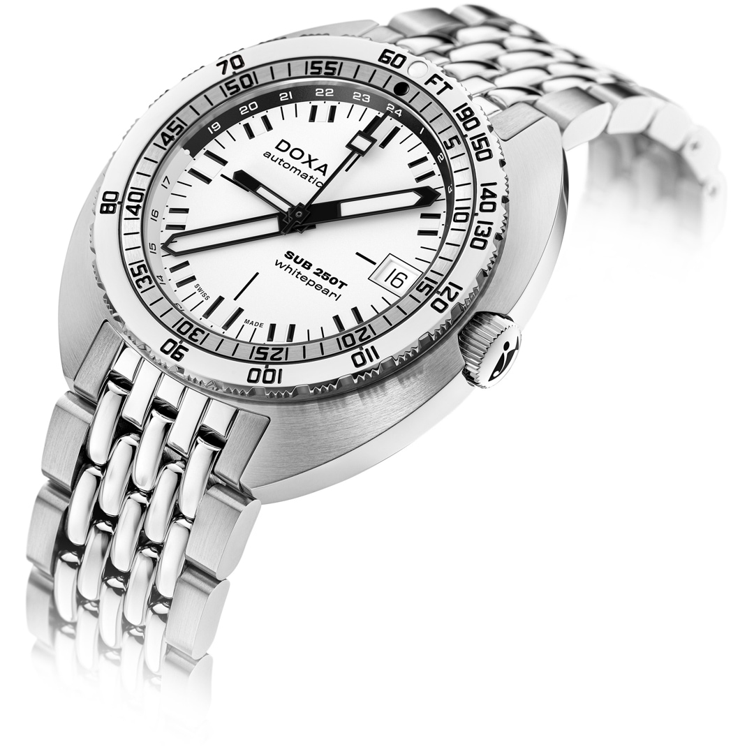 Doxa SUB 250T GMT Whitepearl
