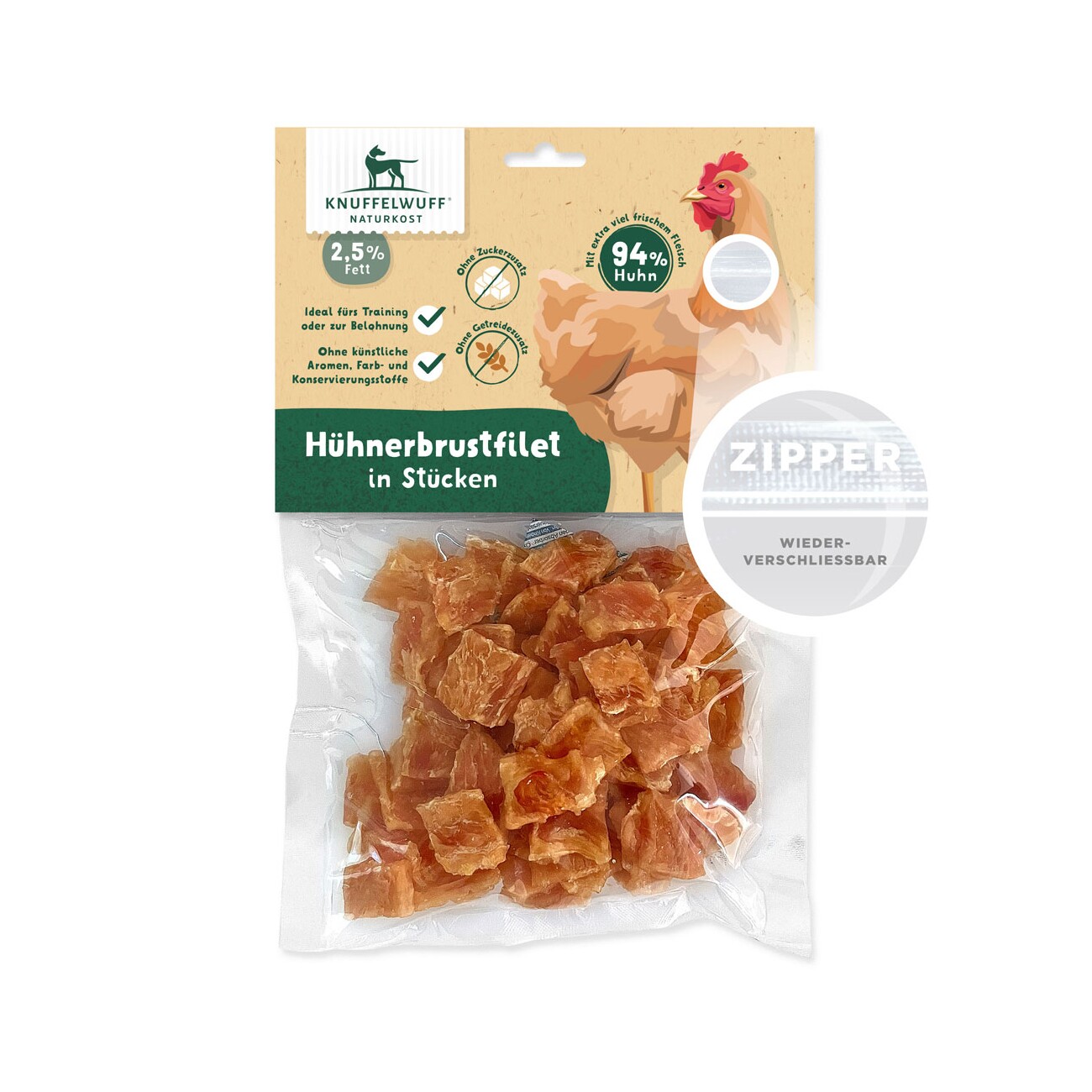 Knuffelwuff Hühnerbrustfilet in Stückchen