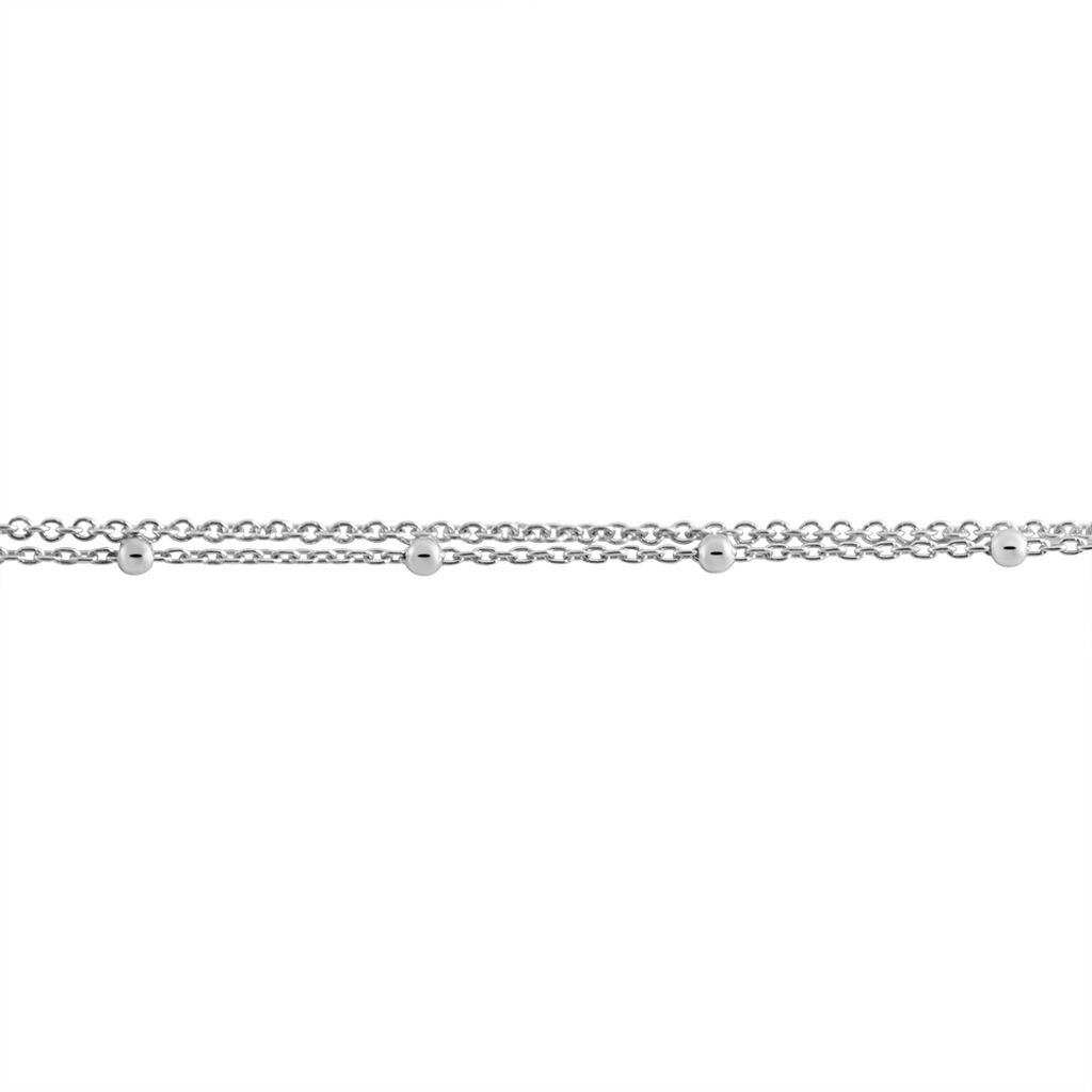 Bracelet Argent Blanc Mireio