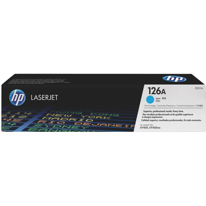 HP 126A CE31xA Toner couleurs séparées pour imprimante laser