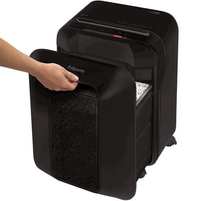 Fellowes Powershred LX200 - destructeur de documents coupe croisée mini-cut - 12 feuilles - Corbeille 22 litres