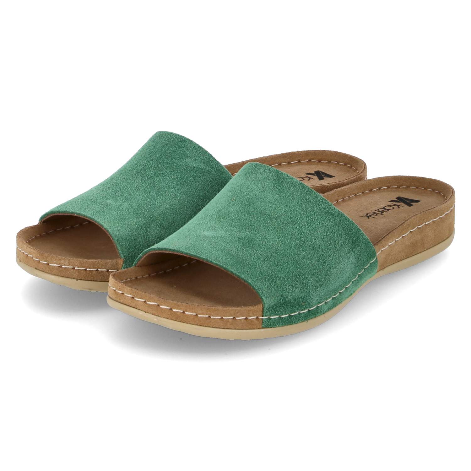 Kaerlek Pantoletten - green polo