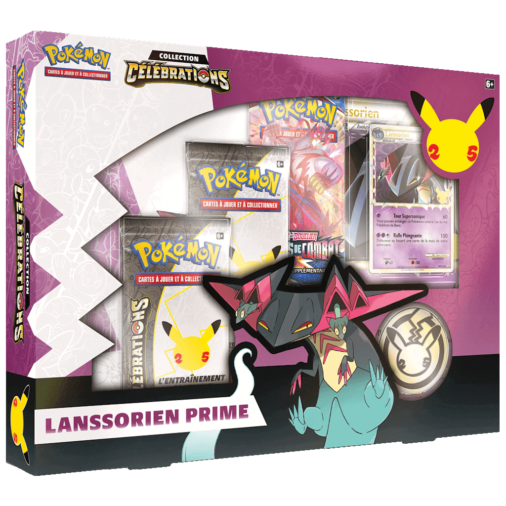 Pokemon 25 ans - Célébrations - Coffret Lanssorien Prime