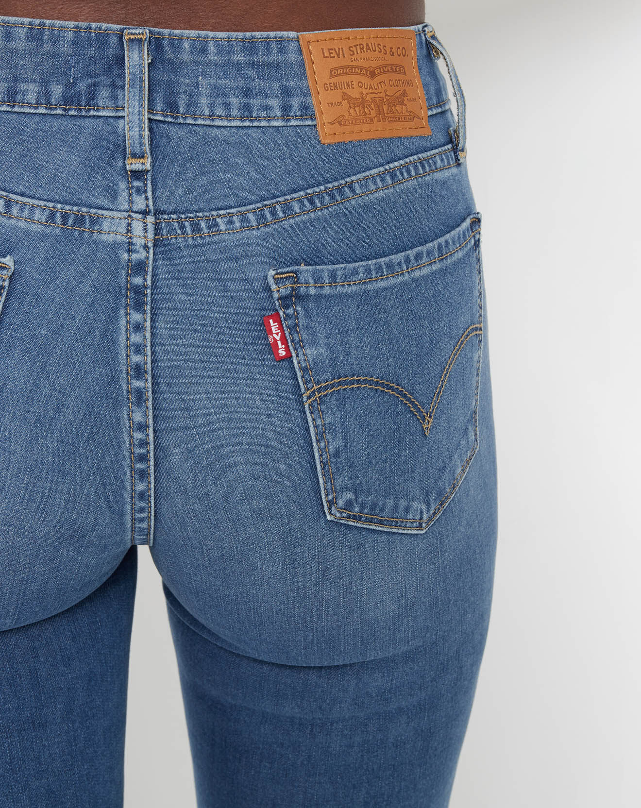 Levi's® Jean 711 Skinny bleu