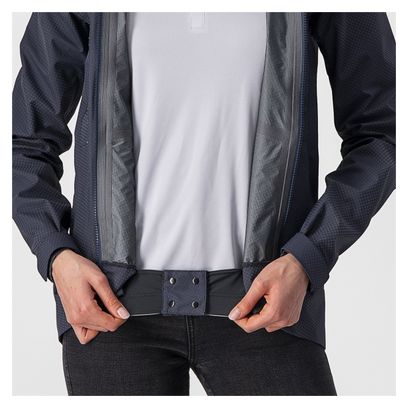 Veste Femme Castelli Commuter Reflex Bleu Foncé