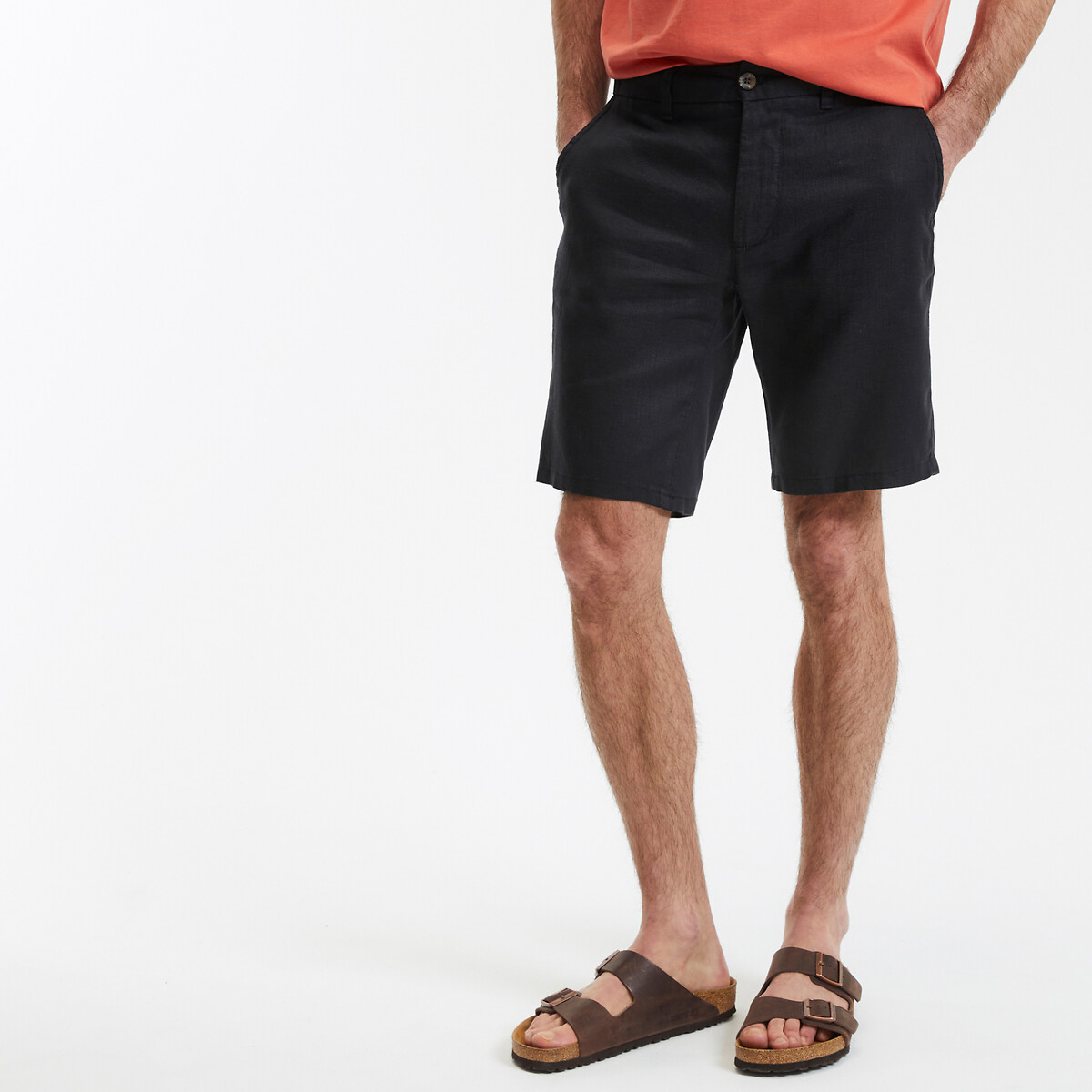 COLEÇÕES LA REDOUTE<br>Bermudas de linho