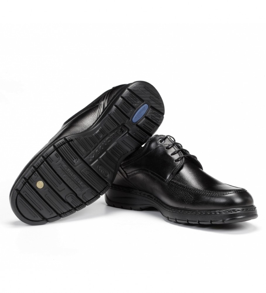 Sapatos de couro Fluchos 9144 Crono Preto