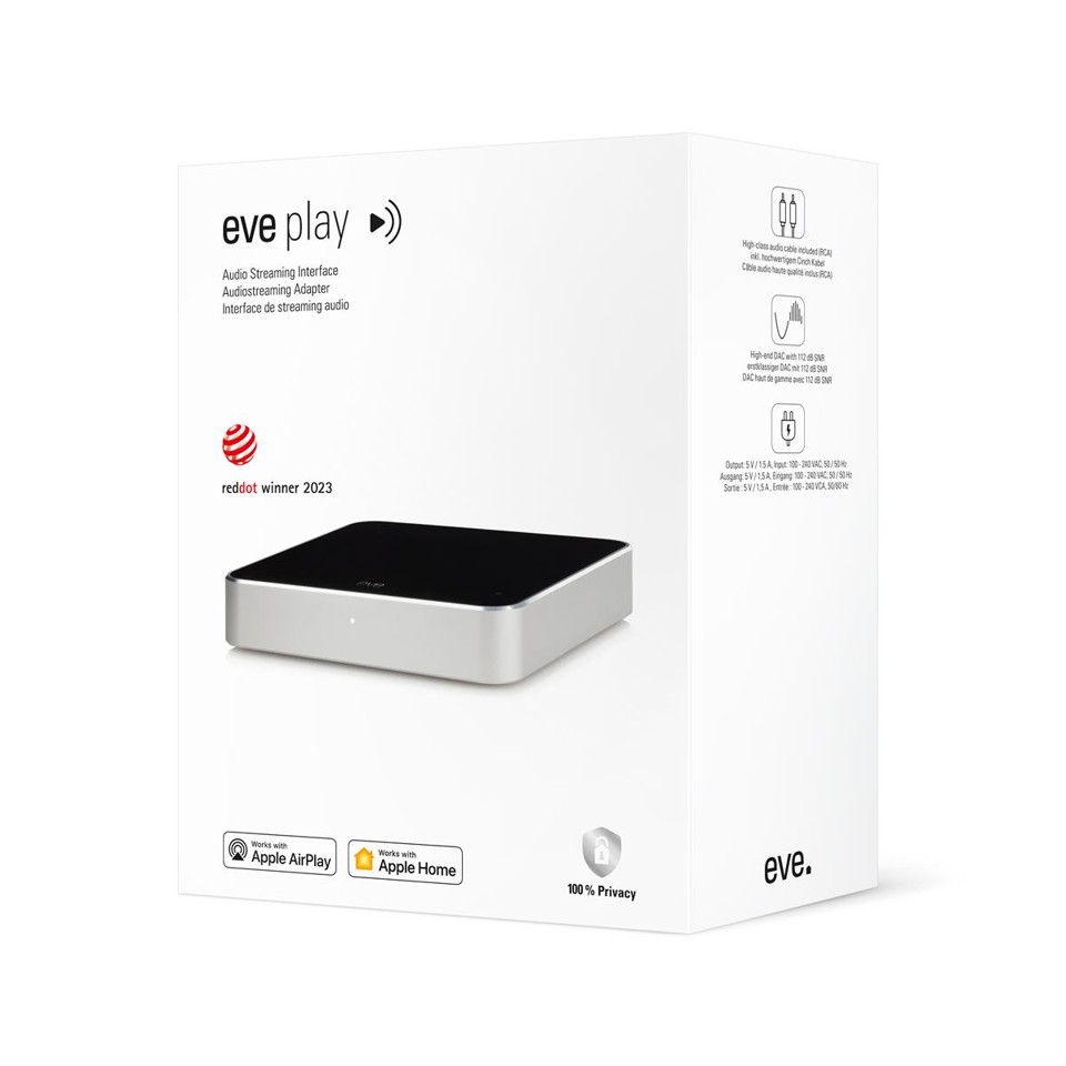 Eve - Play - Audio Streaming Interface for AirPlay