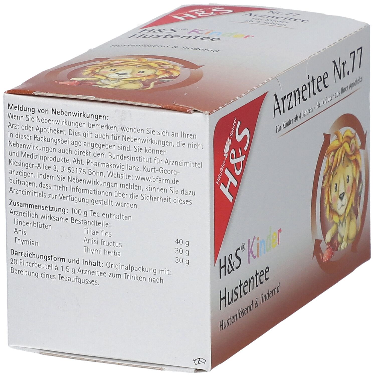 H&S® Kinder Hustentee