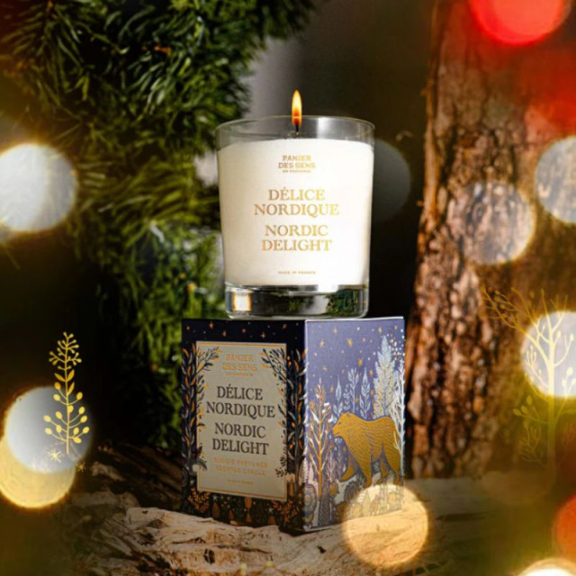 Délice Nordique bougie parfumée PANIER DES SENS