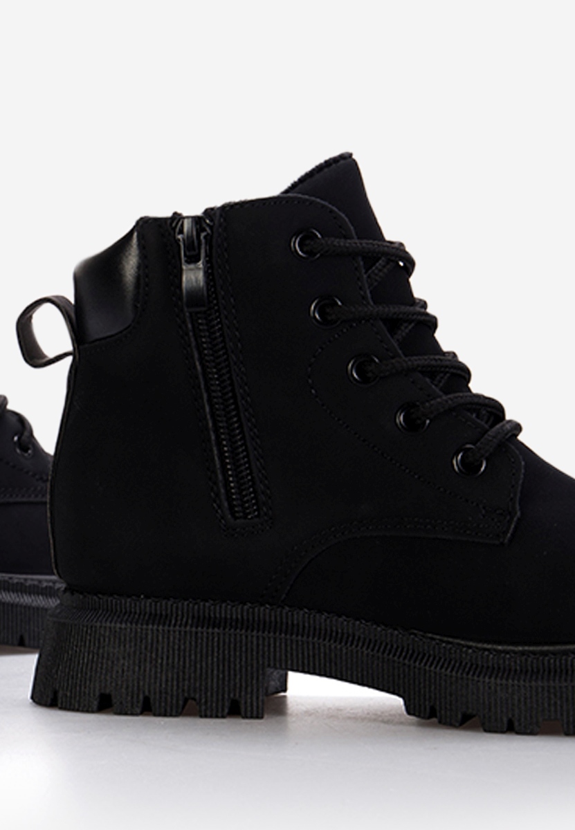 Bottines enfants noires Trelew B V2