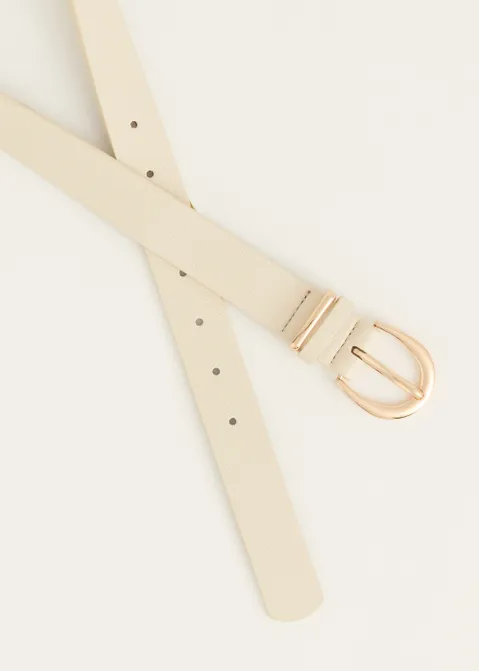 Riem met metalen gesp goud (GOUD)