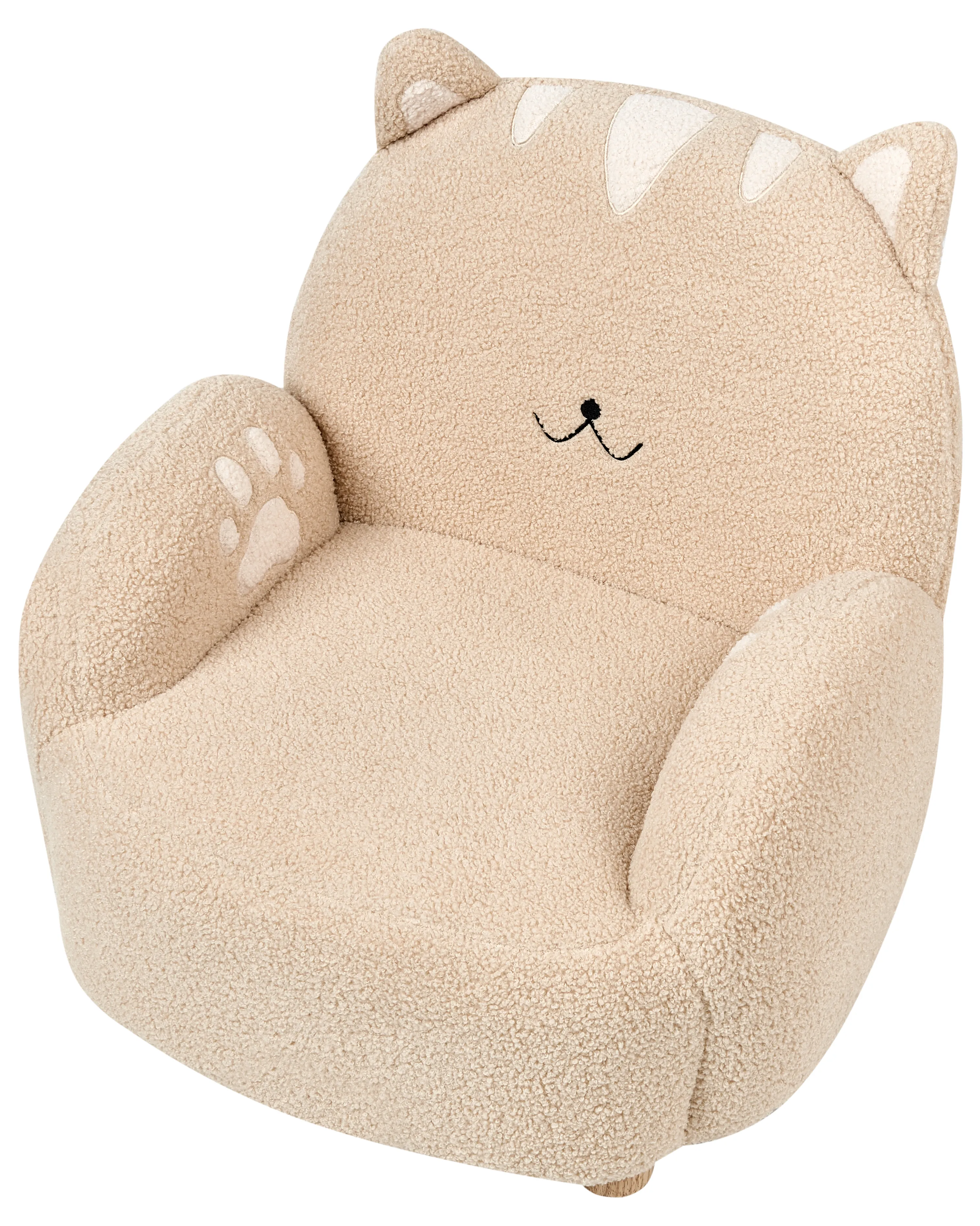 Kinderfauteuil Kat ZOAR Bouclé Beige