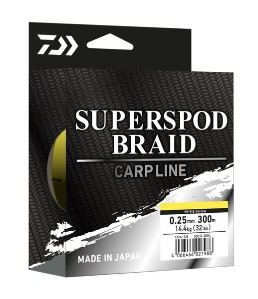 Tresse Daiwa Superspod 0.25mm (300m)
