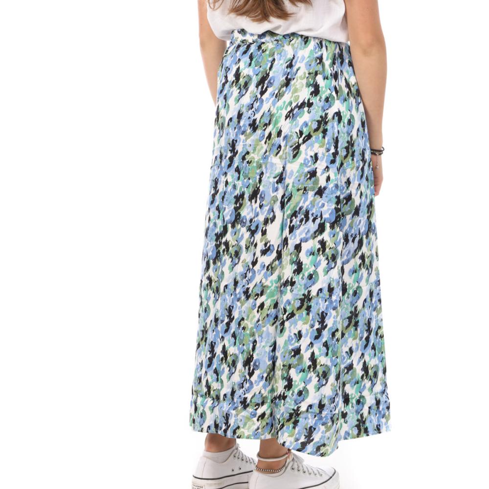 Vero Moda Jupe Longue Vert/Bleu Femme Vero Moda Maxi