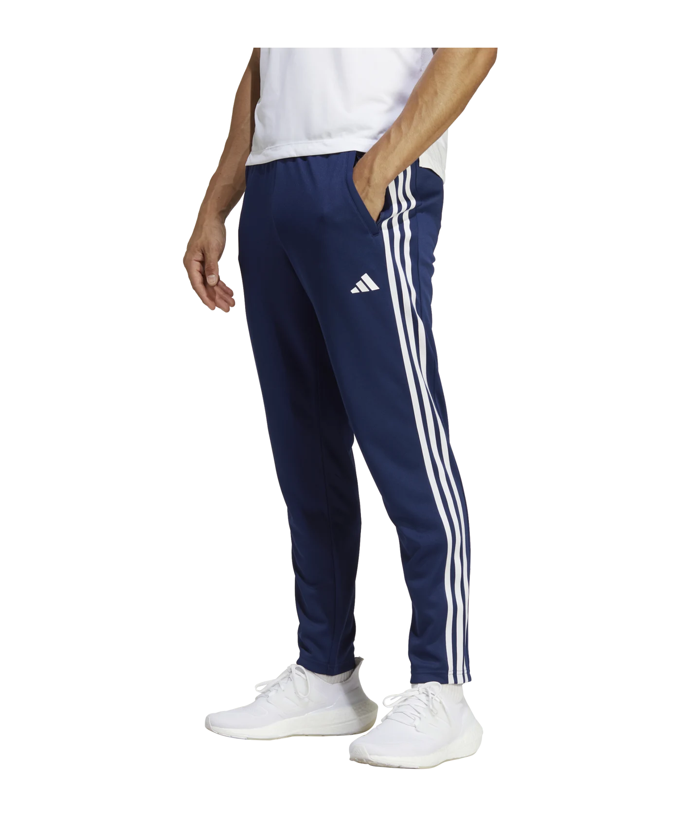 adidas Base 3-Stripes Trainingshose Blau Weiss