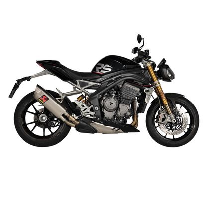 Silencieux Akrapovic Titane - Gris