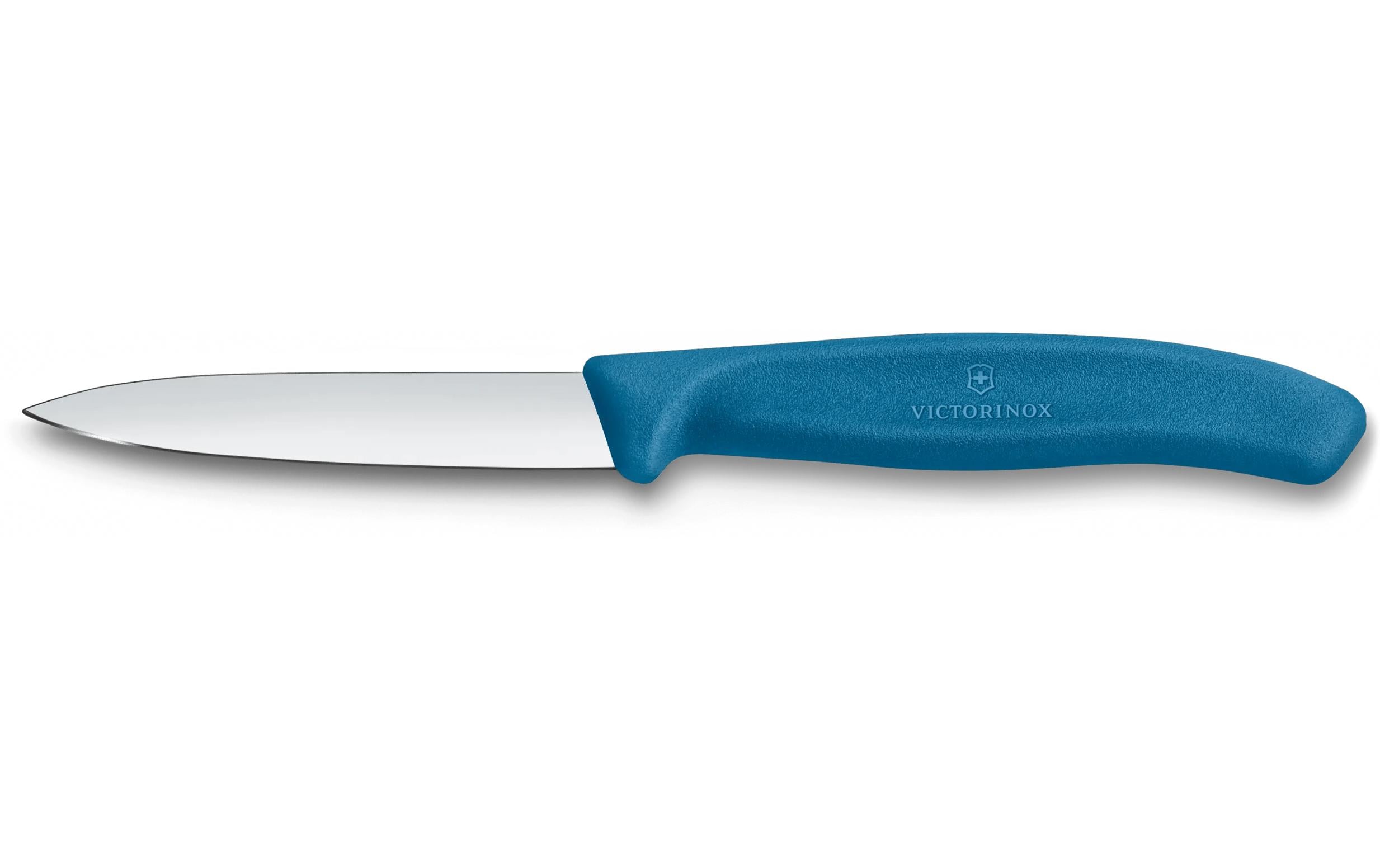 Gemüsemesser Swiss Classic, 8 cm, BlauPraktisches Gemüsemesser mit gerader Spitze