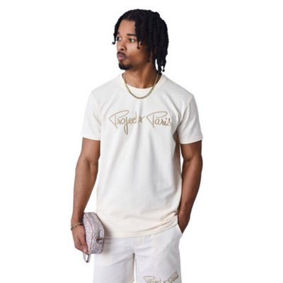Tee-shirt à manches courtes homme Basic Broderie PROJECT X PARIS