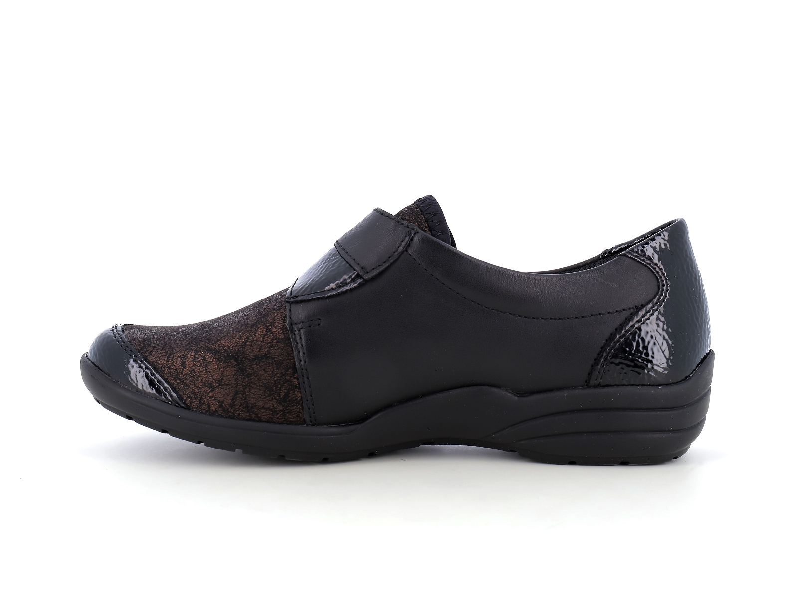 Remonte-R7600 Cuir Noir Bronze
