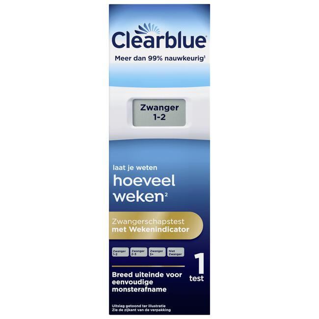 Clearblue Zwangerschapstest Met Wekenindicator 1 Stuk