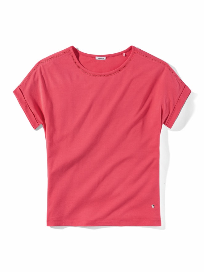Modalmixshirt Stickereibändchen