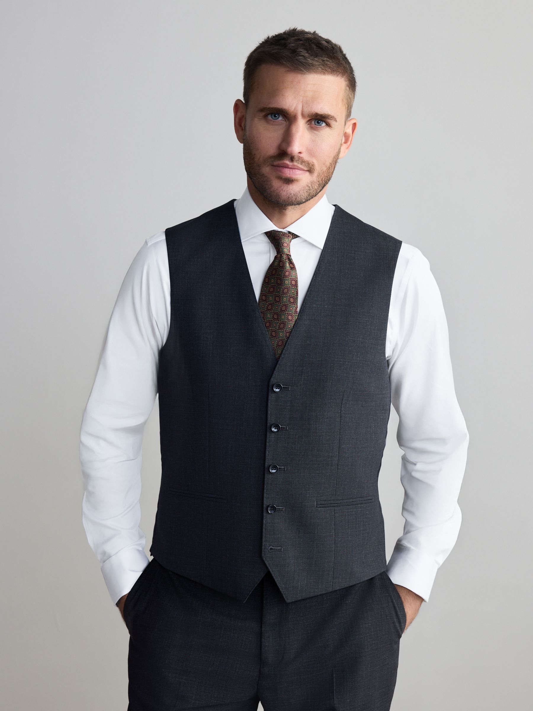 Antraciet - Signature Nova Fides wollen gilet