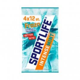 Sportlife Frozen intense munt suikervrije kauwgom 4-pack