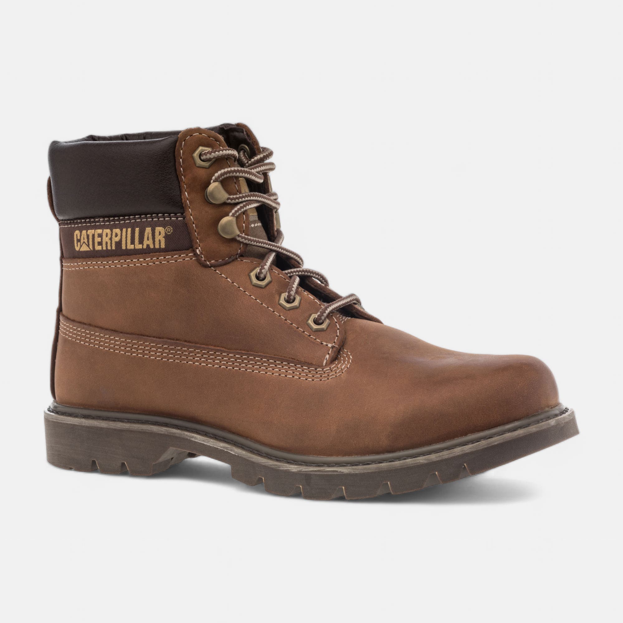 Boots Homme en cuir camel