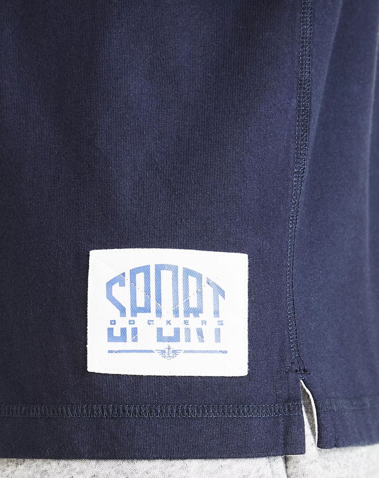 Dockers Polo Manches Courtes Sport Rugby bleu foncé