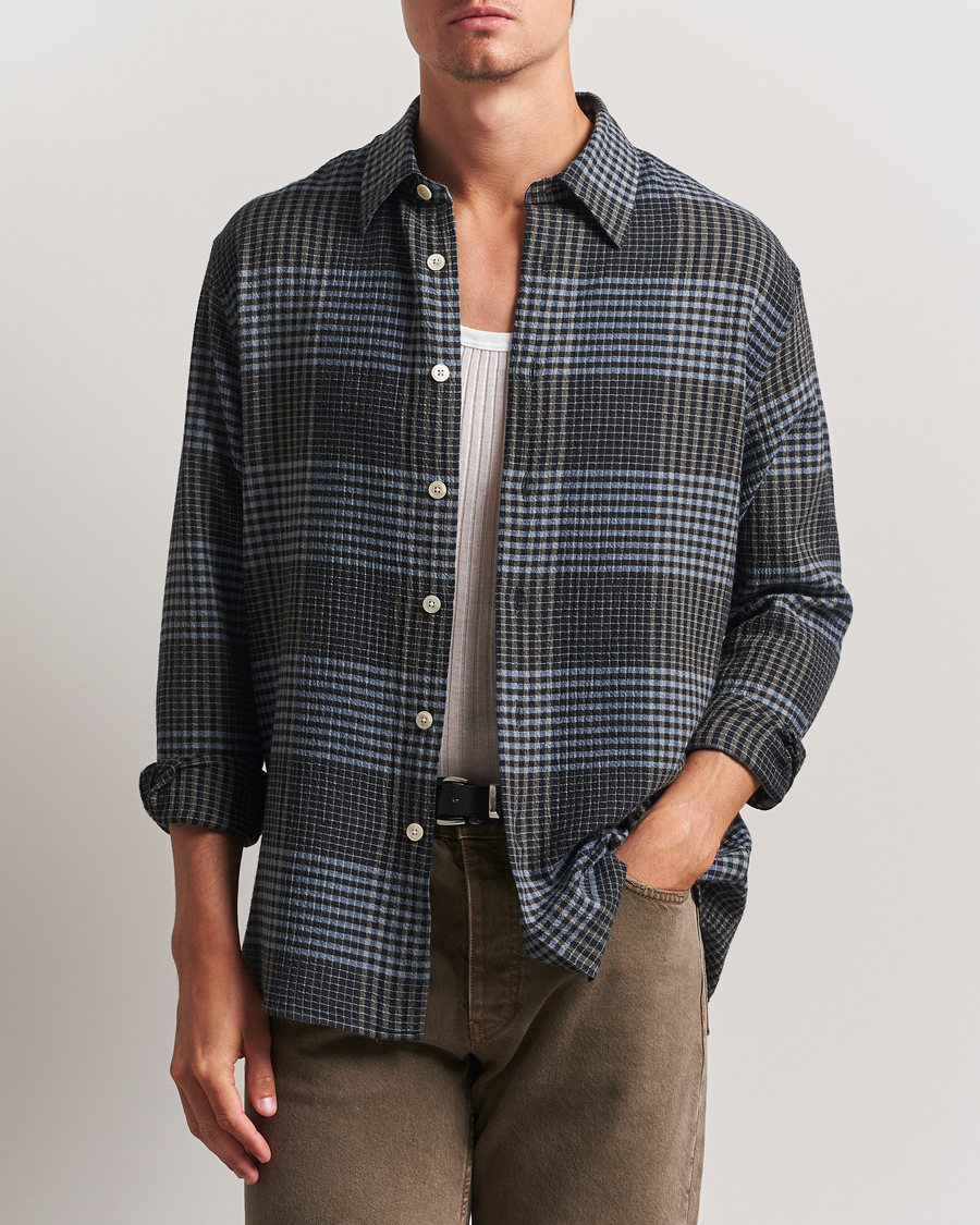 Sunflower Studio Flannel Shirt Blue Check