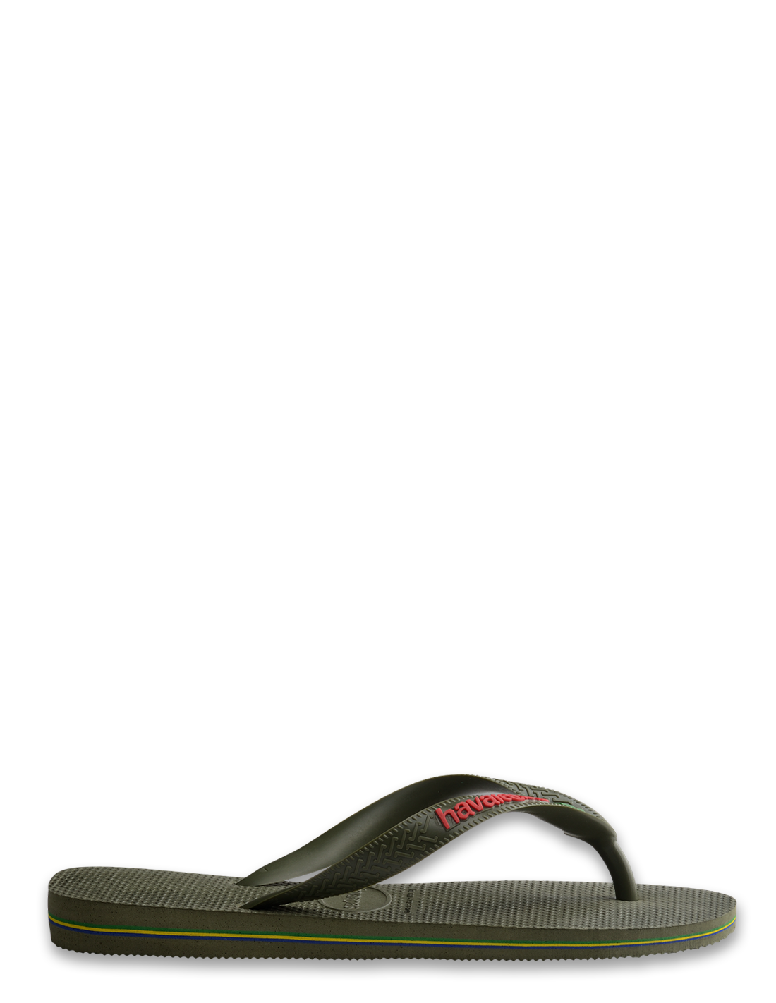 havaianas tongs mixte brasil logo kaki