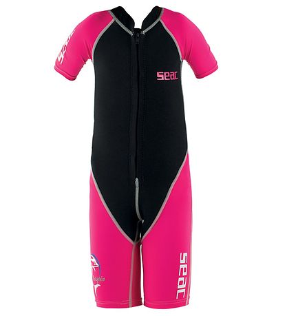 Seac Schwimmanzüg - Dolphin Shorty Girl 1, 5 mm - Schwarz/Pink