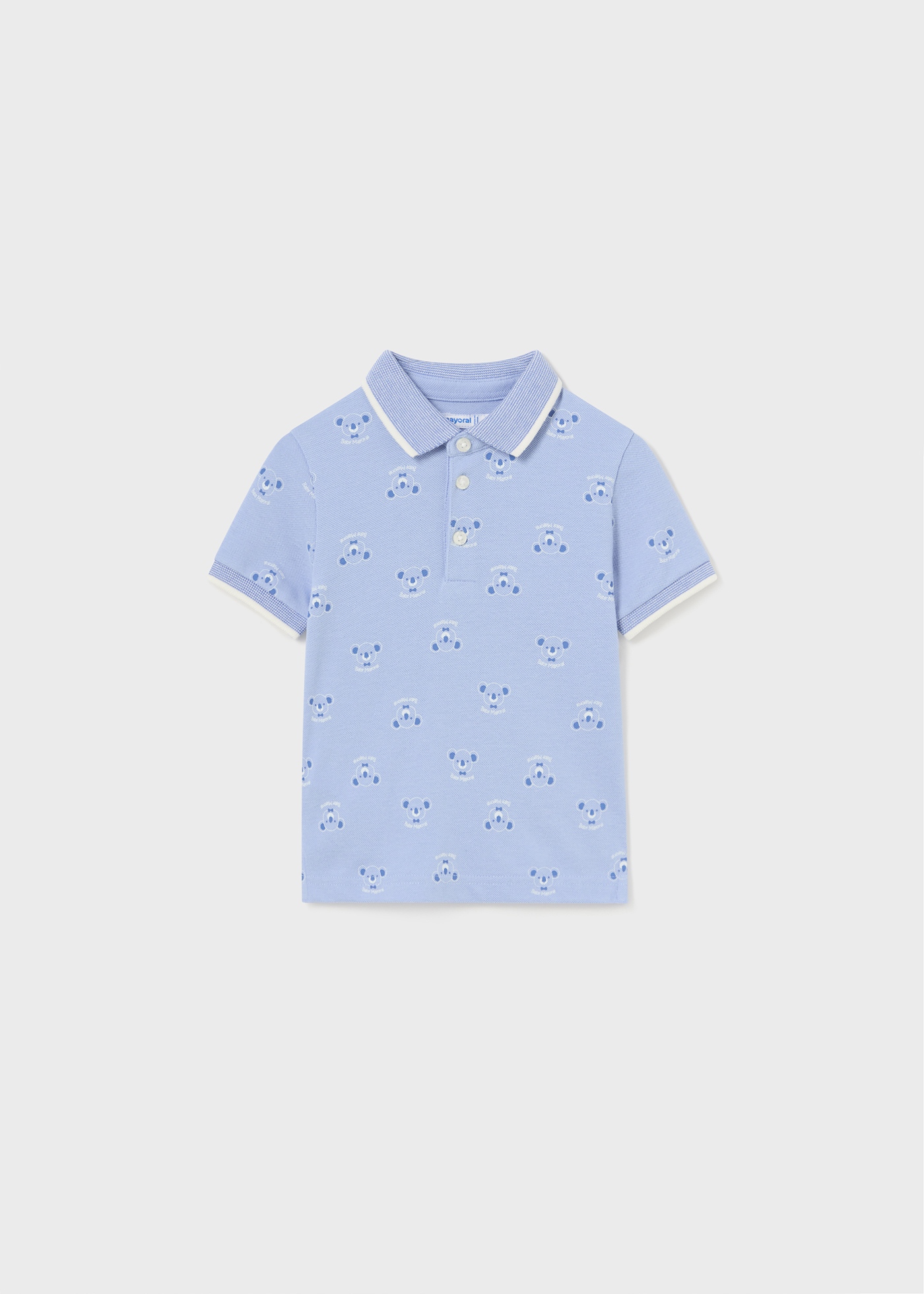 Camisa polo infantil estampada Better Cotton
