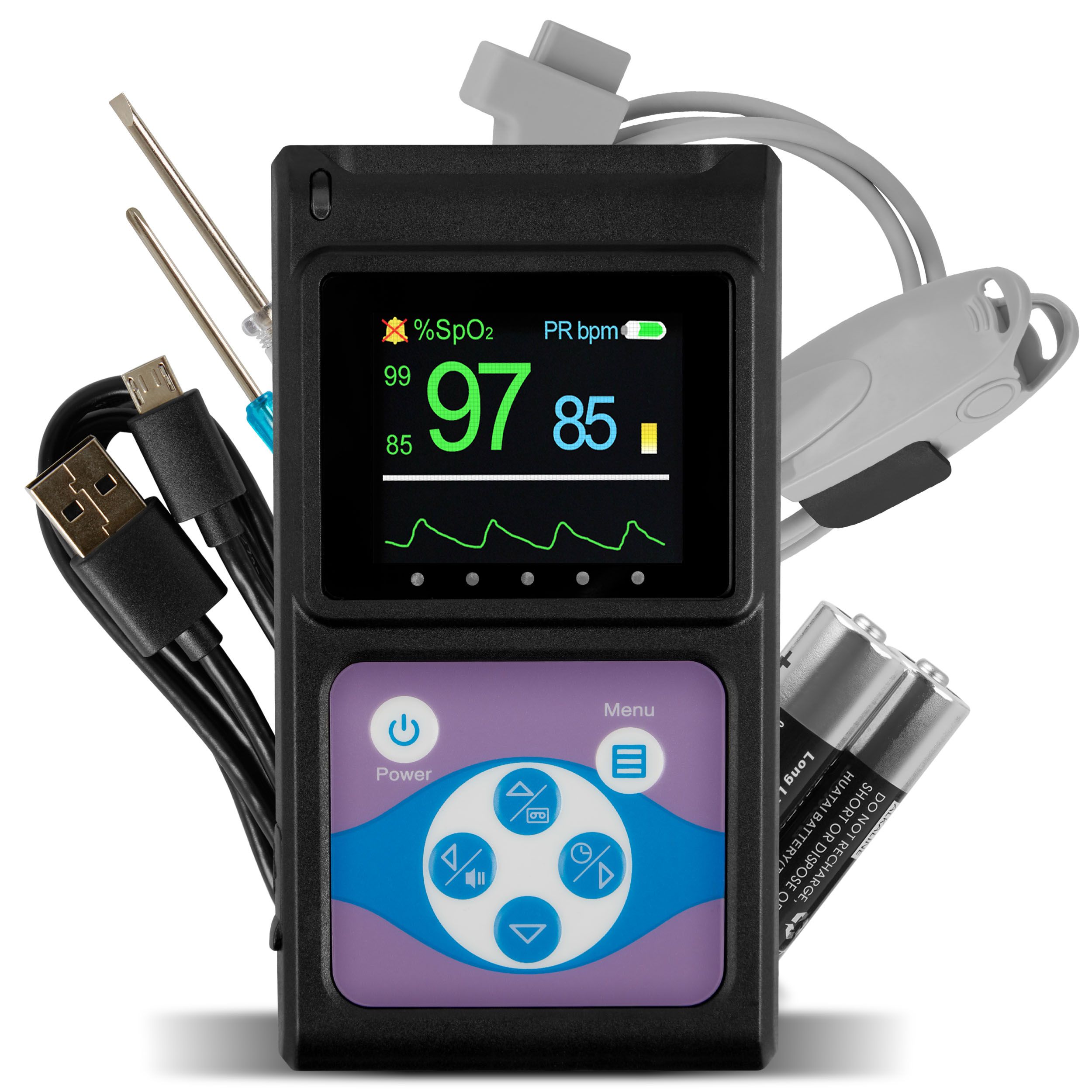 Pulox Pulsoximeter PO-650A - Handheld Puls- und SpO2-Messgerät