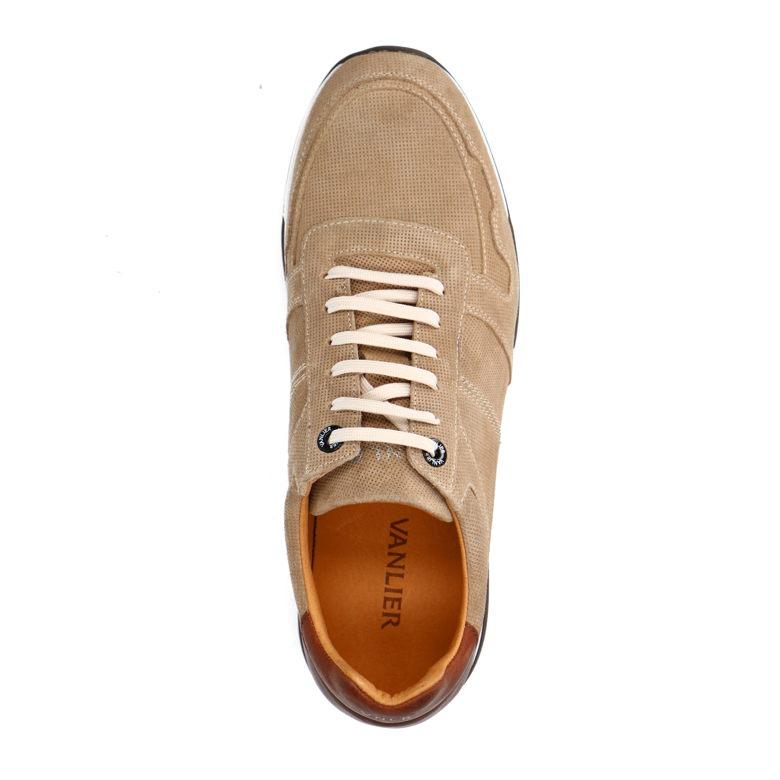 Beige suède sneakers