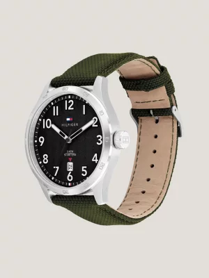 Relógio com pulseira de aço inoxidável CORDURA