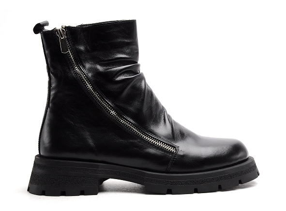 Inuovo boots bottine plates femme a17007 noir