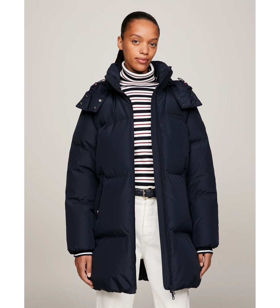 Jaqueta acolchoada Tommy Hilfiger New York com Gore-Tex azul-marinho