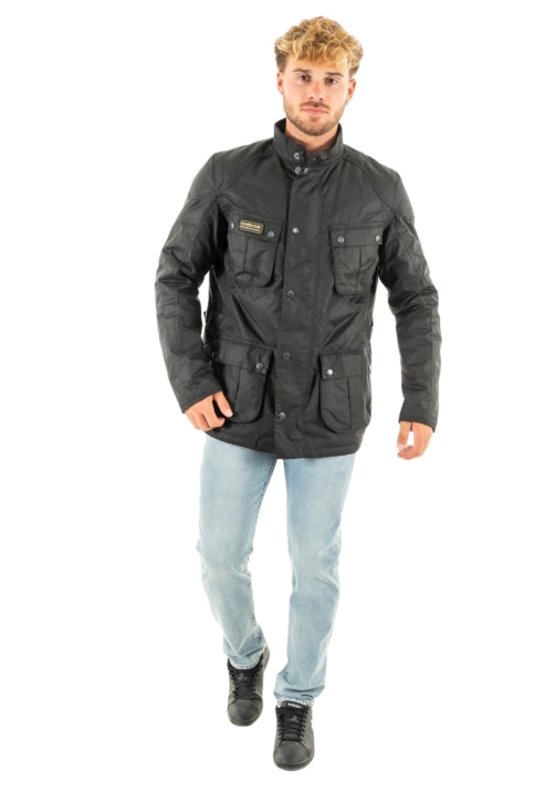 blousons et vestes barbour intl winter lockseam wax bk11 black