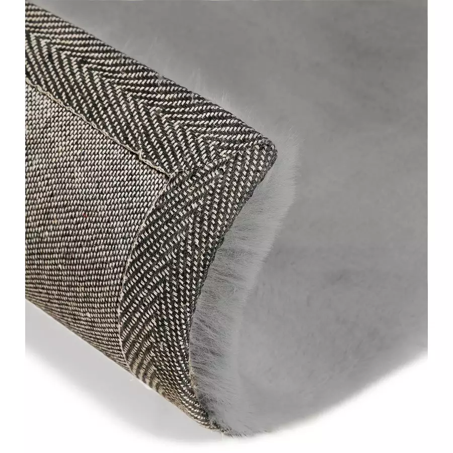 Wecon home basics Hochflorteppich Anna grau