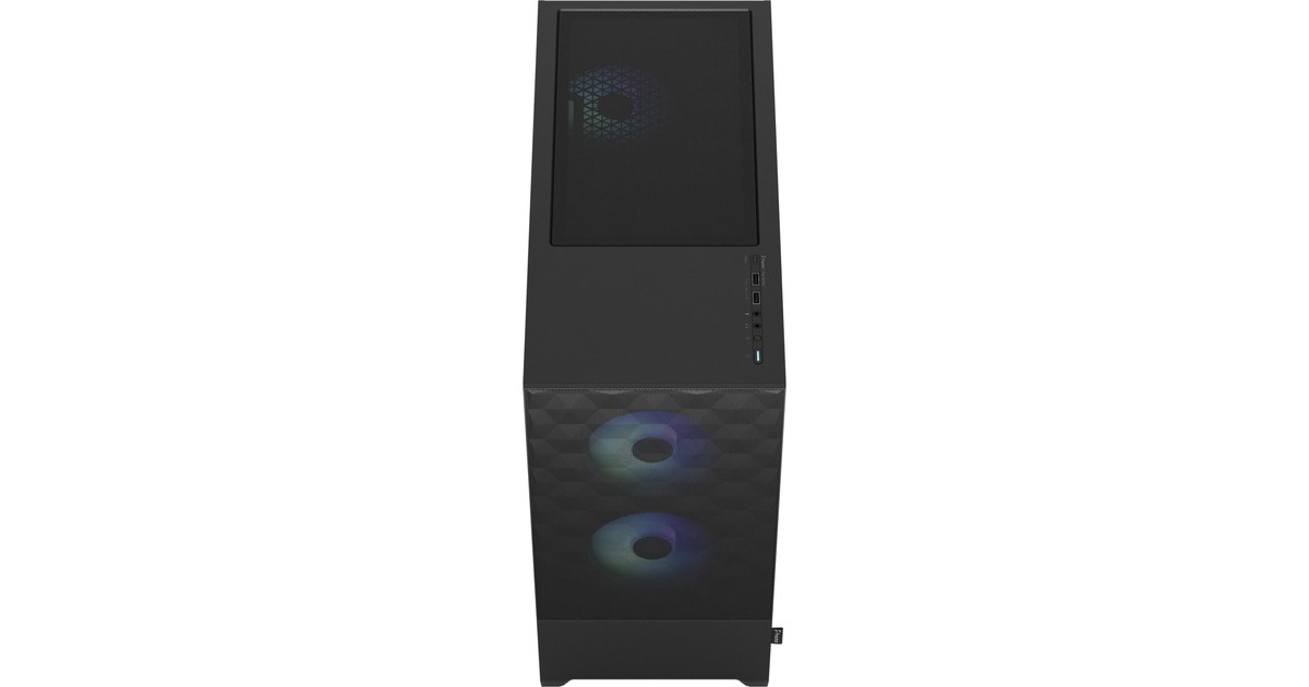 Fractal DesignPop Air RGB midi tower behuizing  (Zwart | 2x USB-A | RGB | Tempered Glass)