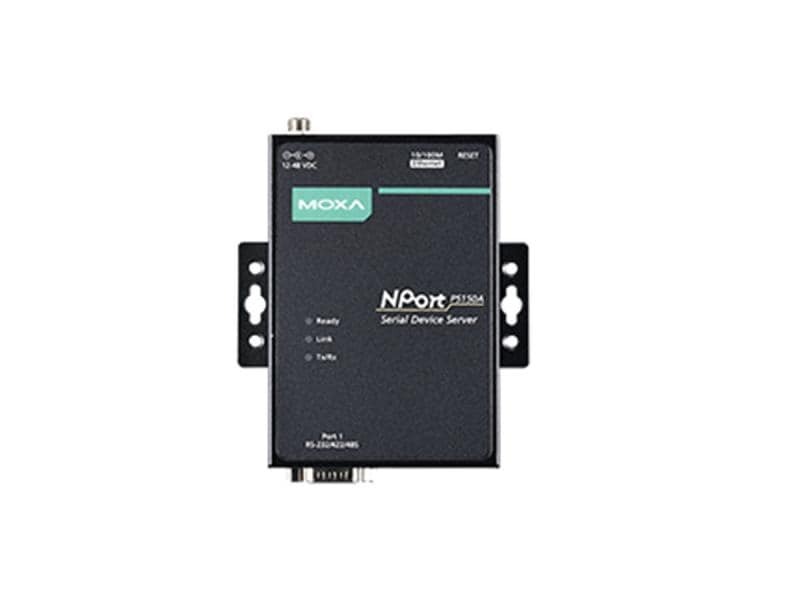 Moxa Serieller Geräteserver NPort P5150A Serieller 1-Port-RS-232/422/485-Geräteserver mit PoE
