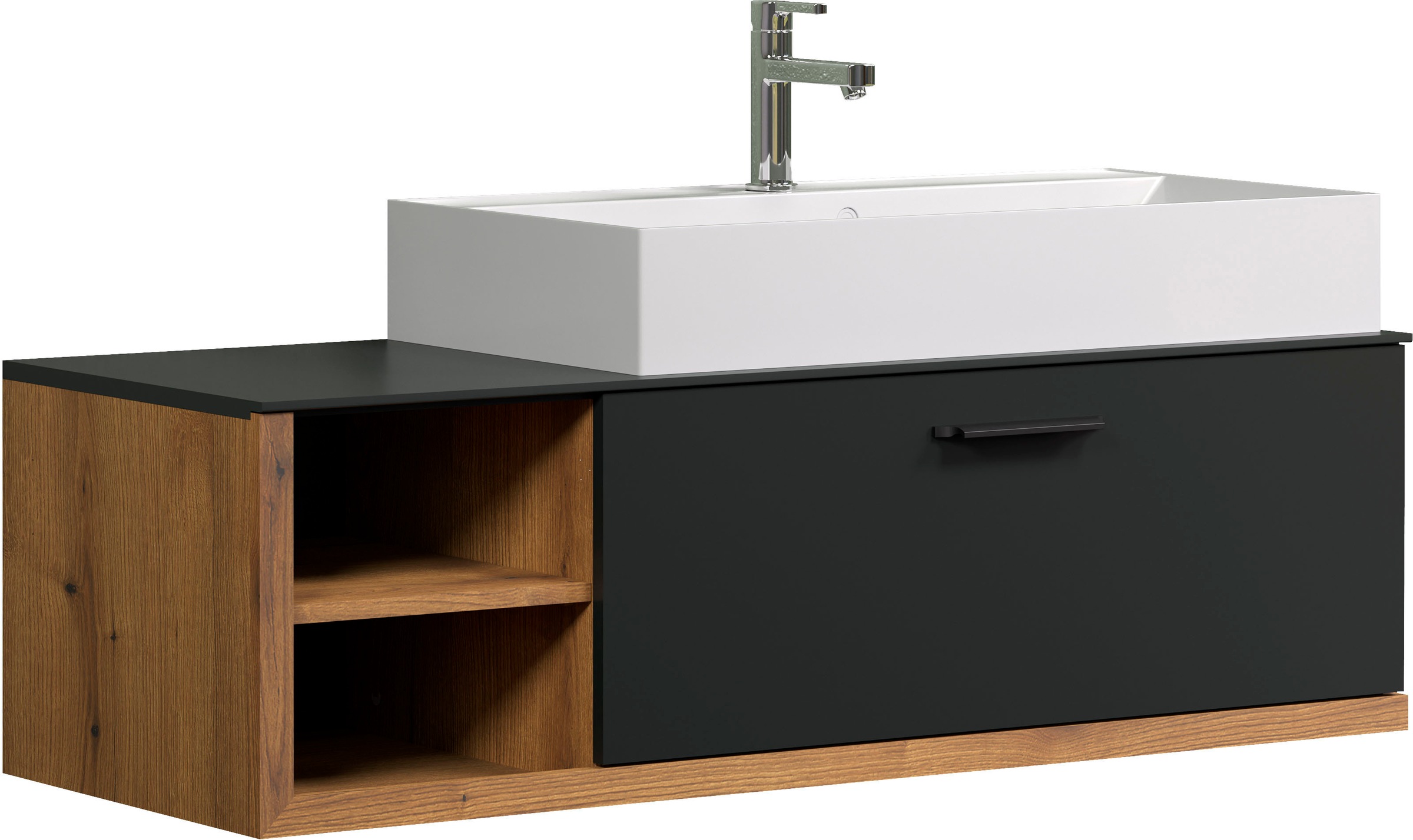 welltime Waschtisch »Premont« Eleganter Waschbeckenunterschrank mit 80 cm Waschbecken - Softclose
