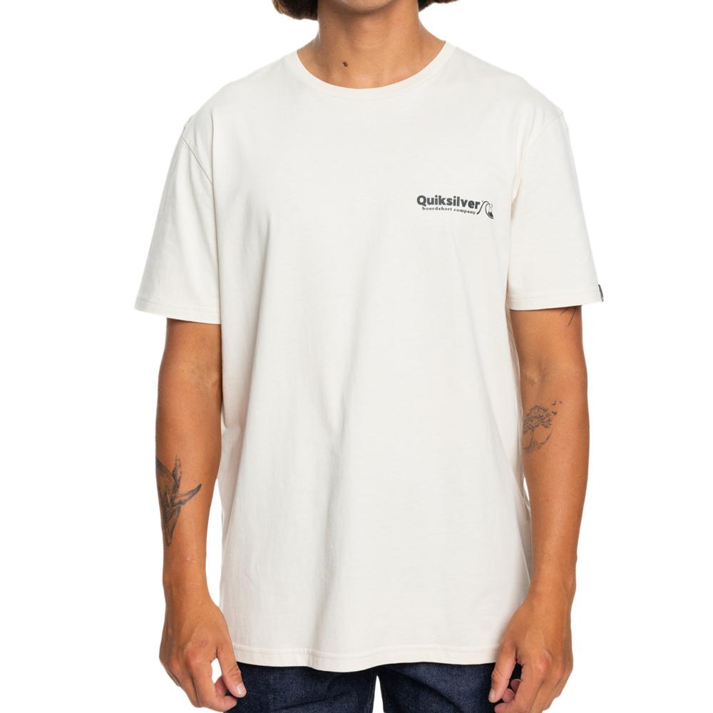 Quiksilver T-shirt Beige/Noir Homme Quiksilver Injection