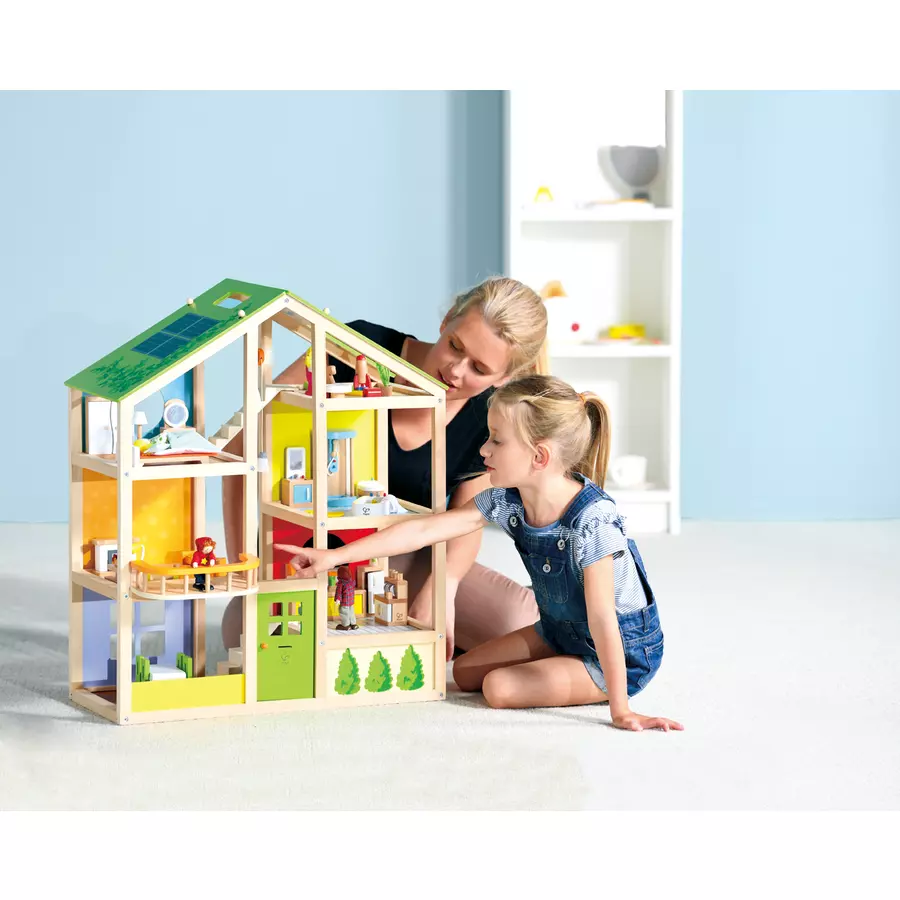 Hape Vier-Jahreszeiten-Haus, möbliert 35tlg.