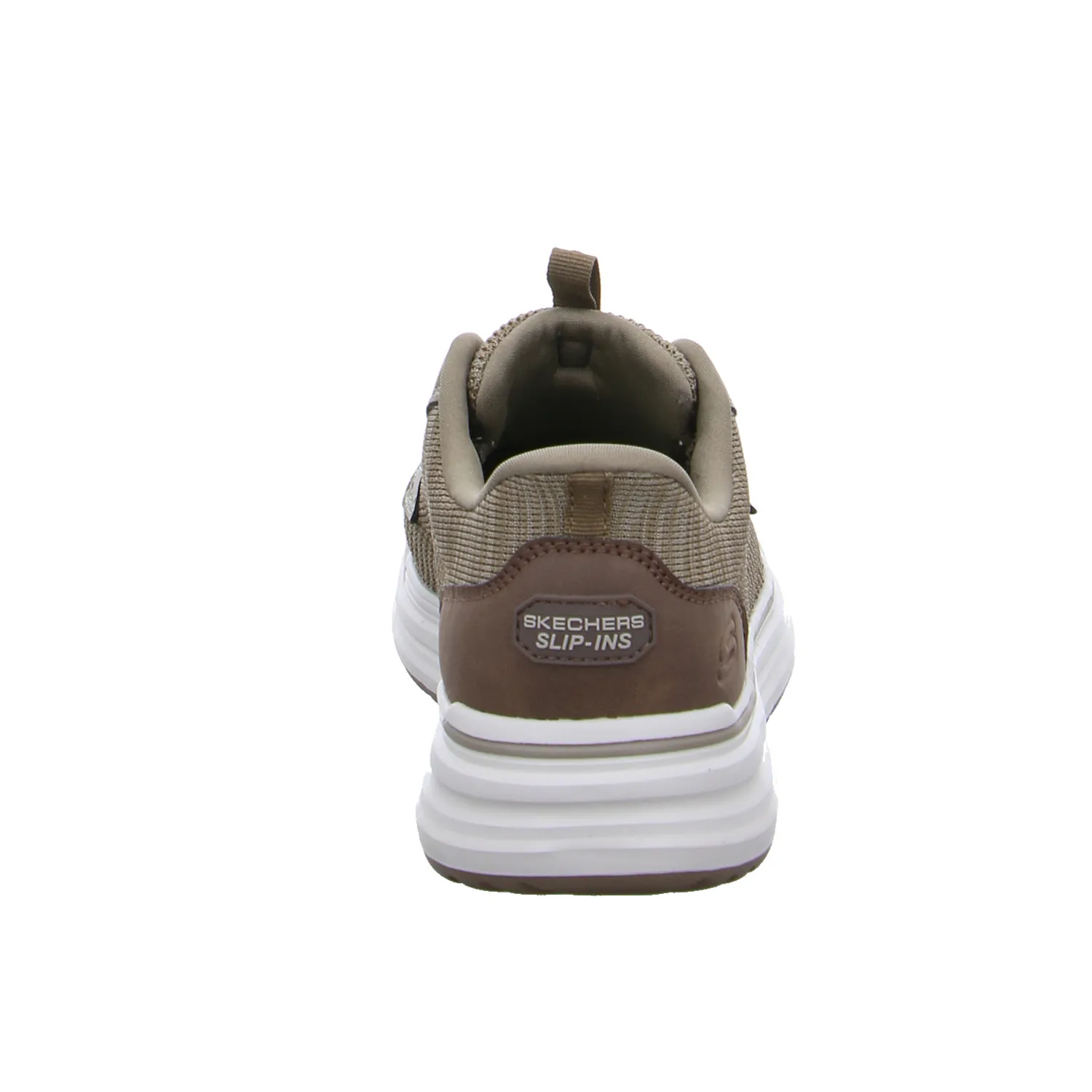 SKECHERS Halbschuhe Sneaker Stoff Taupe Synthetik