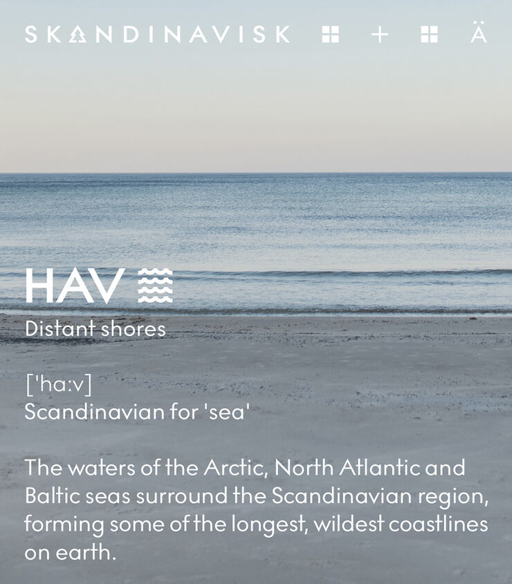 Skandinavisk HAV Scented Candle w Lid 200g
