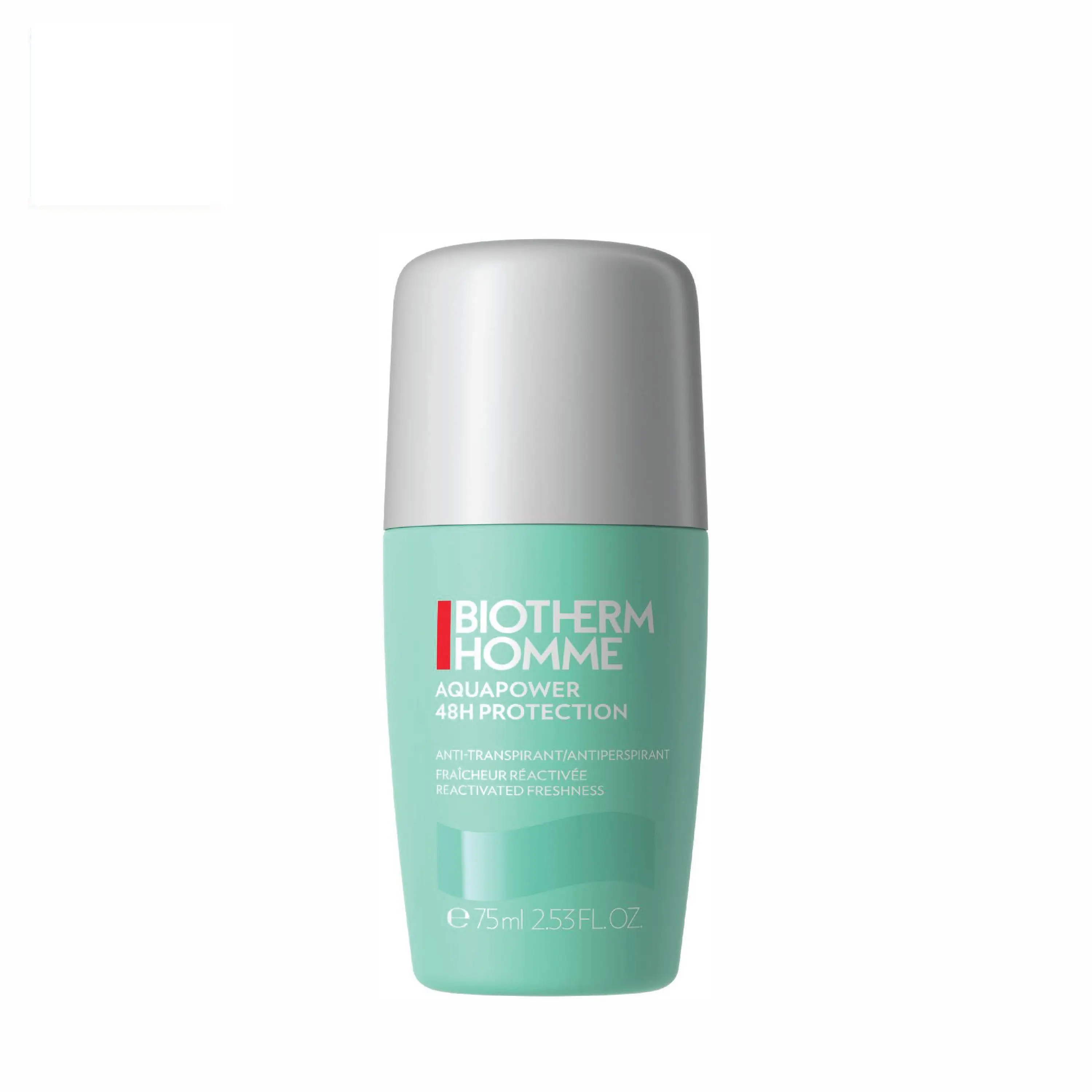 Biotherm - Aquapower Déodorant Roll-On 75ML Déodorant anti-transpirant Roll-On homme Bille 75 MLT - Déodorant homme