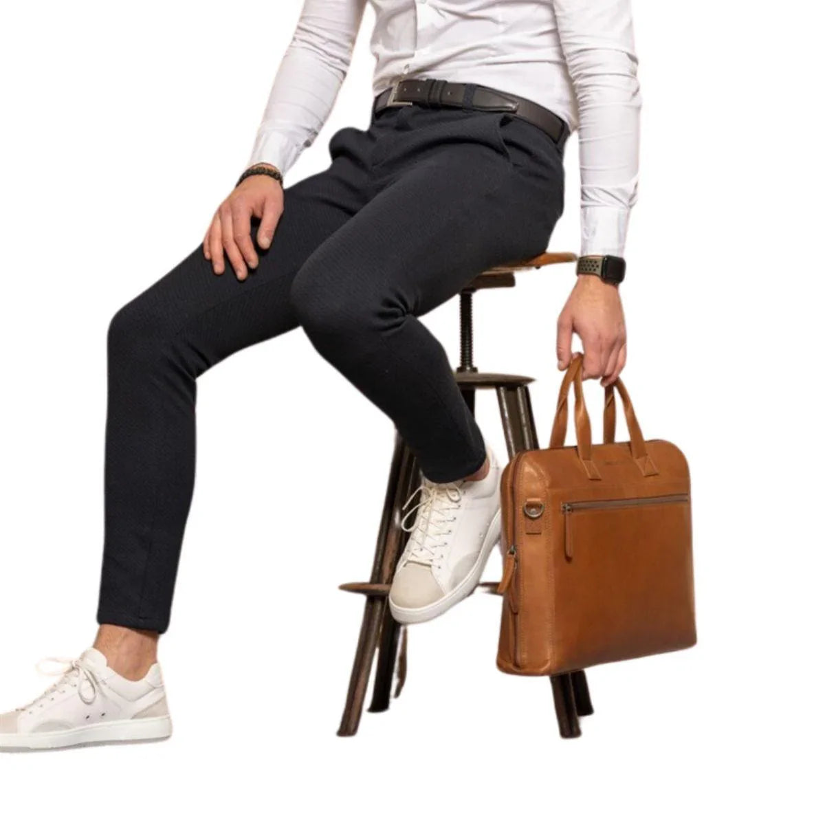 The Chestefield | Levanto | Leren werktas 15,6